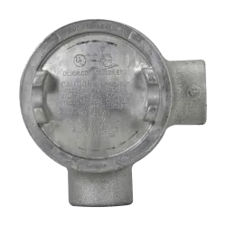 CAJA REDONDA TIPO GUAL HIERRO 1-1/4" COVER Ø3" NEMA 7, CL1 DIV1&2, UL