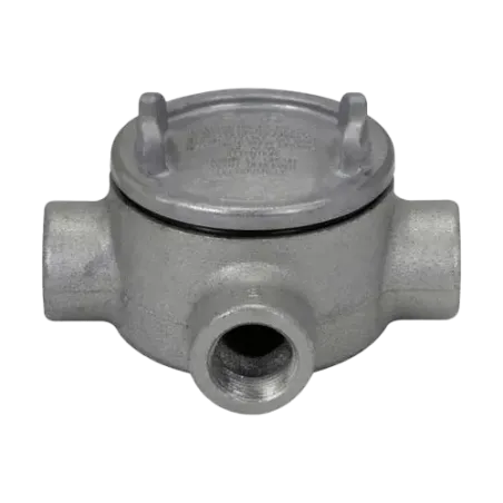 CAJA REDONDA TIPO GUAT HIERRO 1/2" COVER Ø2" NEMA 7, CL1 DIV1&2, UL