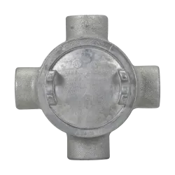 CAJA REDONDA TIPO GUAX AL. 1-1/2" COVER Ø5'' NEMA 7, CL1 DIV1&2, UL