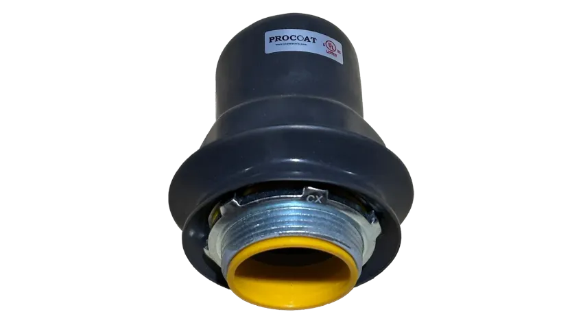 CONECTOR RECTO LIQUIDTIGHT HIERRO 1" REVESTIDO DE PVC, UL
