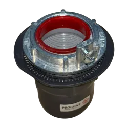 CONECTOR CONDUIT TIPO HUB C/AISLAMIENTO ACERO 1-1/2" REVESTIDO DE PVC
