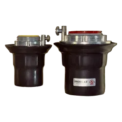 CONECTOR CONDUIT TIPO HUB C/AISLAMIENTO ACERO 4" REVESTIDO DE PVC, UL