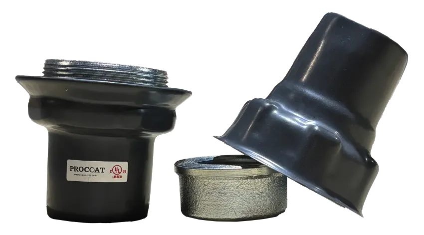 UNION UNIVERSAL ANTIEXPLOSIVO DE ACERO H/H 3/4" REVESTIDA DE PVC, CL1 DIV1&2, UL/CSA