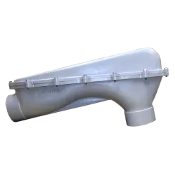 CODO ANTIEXPLOSIVO DE PASO C/TAPA SESGADA TIPO LBH AL. Ø4''X90° CL1 DIV1&2