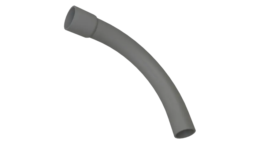 CURVA CONDUIT C/EMBONE PVC SCH40 1"X90° UL