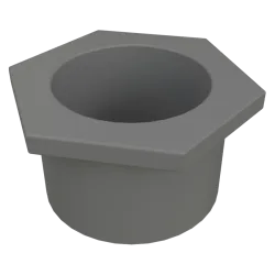 REDUCCION BUSHING PVC Ø3/4"X1/2", UL