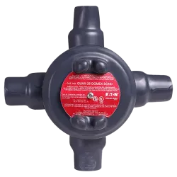CAJA REDONDA TIPO GUAX AL. 1-1/2" COVER Ø5'' REVESTIDA DE PVC, NEMA 7, CL1 DIV1&2, UL