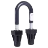 ABRAZADERA U-BOLT P/TUBO C/TUERCAS 2" REVESTIDA DE PVC, ETL