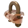 CONECTOR TIERRA CU P/2 CABLES PARAL. 2/0AWG-250MCM Y PERPEND TUBO 3/8" Ø5/8"-3/4" UL