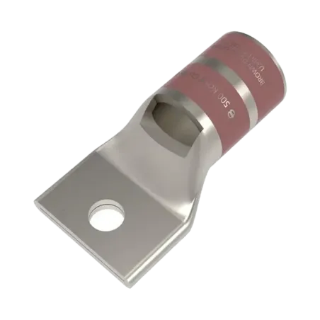 TERMINAL DE COMPRESION BARRIL STD CU/ES 500MCM (240mm2) Ø1/2" 35kV, UL