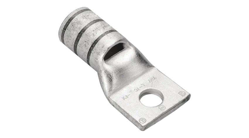 TERMINAL DE COMPRESION BARRIL STD CU/ES #8AWG STUD SIZE #8-10AWG UL