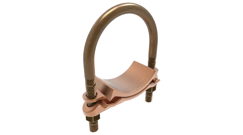 CONECTOR TIERRA CU P/2 CABLES PARAL. 4AWG-2/0AWG A TUBO 2" Ø2"-2-3/8" UL