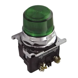 LUZ PILOTO LED VERDE 120VAC, HEAVY DUTY, 30.5mm