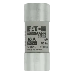 FUSIBLE CILINDRICO 22X58mm 690V 80KA 63A