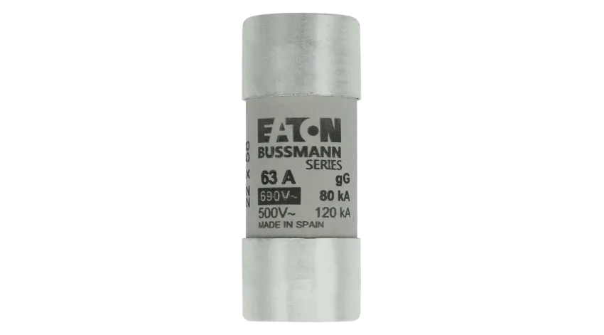 FUSIBLE CILINDRICO 22X58mm 690V 80KA 63A