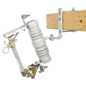 SECCIONADOR CUT OUT STD DE PORCELANA TIPO C, 200A, 27kV MAX 170kVBIL, 720mm