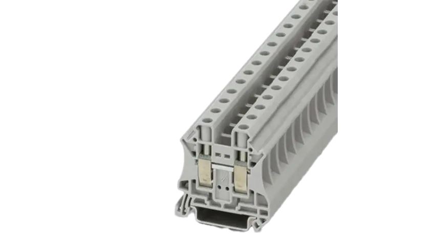 BORNE DE PASO UT 10 - GRIS 2C 76A 1000V 0.50-16mm2 (20-6AWG) CNX TORN, UL94 V0 Ex-e