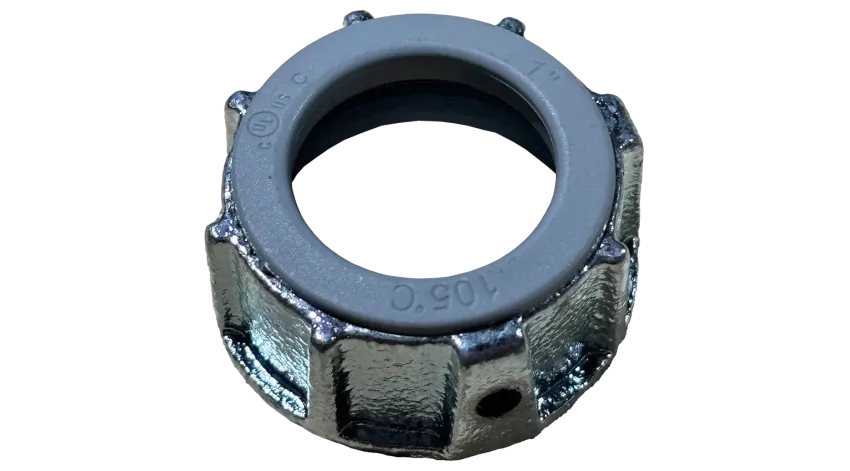 TUERCA BUSHING DE HIERRO C/AISL. 3" HDG+RECUBIERTA DE ZINC, UL