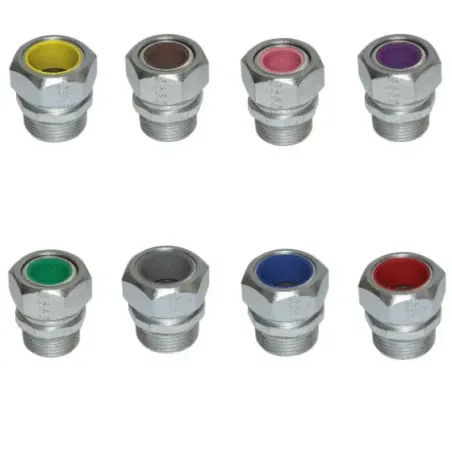 PRENSAESTOPA MARRON ACERO 3/4" RANGO 0.55"-0.65" NEMA 4, CL1 DIV2, UL