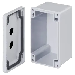 ESTACION DE CONTROL P/2 DISPOSITIVOS FRP 30.5mm NEMA 4X, UL