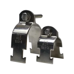 ABRAZADERA STRUT DE ACERO RIGIDO 1/2" SS316