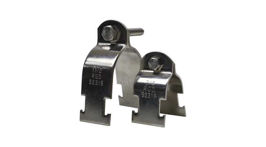 ABRAZADERA STRUT DE ACERO RIGIDO 1/2" SS316