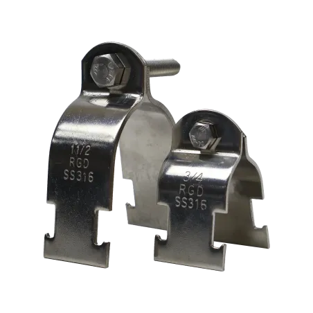 ABRAZADERA STRUT DE ACERO RIGIDO 1/2" SS316