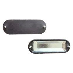 TAPA C/EMPAQUE INTEGRADO P/CAJA CONDULET FORM 5 ACERO DE 3/4", UL