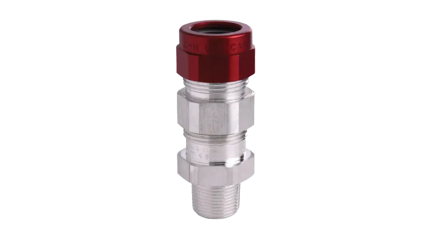CONECTOR ANTIEXPLOSIVO P/CABLE ARM. TMCX AL. 1/2" IP66/NEMA 4X, CL1 DIV1&2, CSA/IECEx/UL