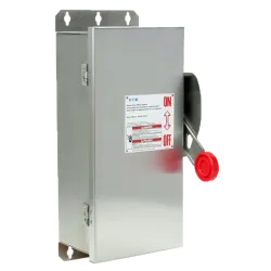 DISCONNECT SWITCH, FUSIBLE, ACERO INOX, 3X100A 277/480-600V, IP66 NEMA 12/3R, UL (FUSIBLES NO INCLUIDOS)