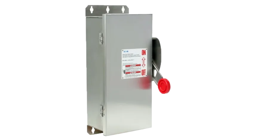 DISCONNECT SWITCH, FUSIBLE, ACERO INOX, 3X100A 277/480-600V, IP66 NEMA 12/3R, UL (FUSIBLES NO INCLUIDOS)