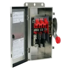 DISCONNECT SWITCH, FUSIBLE, ACERO INOX, 3X100A 277/480-600V, IP66 NEMA 12/3R, UL (FUSIBLES NO INCLUIDOS)