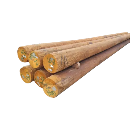 POSTE DE MADERA TRATADA PINO AMARILLO DEL SUR CL2X55FT (16.76m) PRESERVANTE CCA, ANSI 05.1/AWPA
