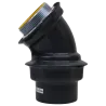 CONECTOR CURVO LIQUIDTIGHT ACERO 3"X45° REVESTIDO DE PVC, UL