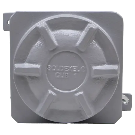 CAJA DE DISTRIBUCIÓN TIPO GUB AL. 145X145X120mm NEMA 7, CL1 DIV1&2