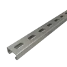 CANAL STRUT BAJO RANURADO ACERO 1-5/8"X7/8"X10FT e:12GA HDG
