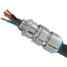 CONECTOR P/CABLE ARM. TIPO E1FW R: 27.9-40.4mm LT. NIQ. M40 IP68, CL1 DIV2, IECEx/CSA