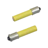 FOCO LED AMARILLO LARGO 40.0mm 220VAC/VDC
