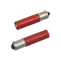 FOCO LED ROJO LARGO 40.0mm 220VAC/VDC