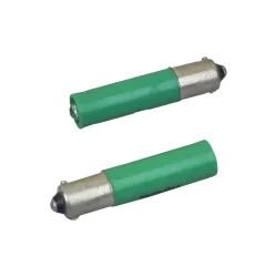 FOCO LED VERDE LARGO 40.0mm 24VAC/VDC