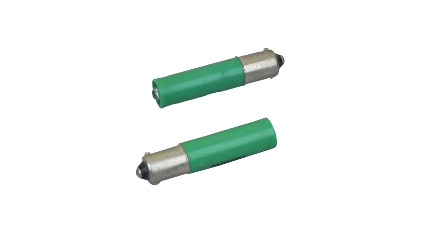 FOCO LED VERDE LARGO 40.0mm 24VAC/VDC