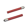 FOCO LED ROJO EXTRA LARGO DE 54.5mm 24VDC