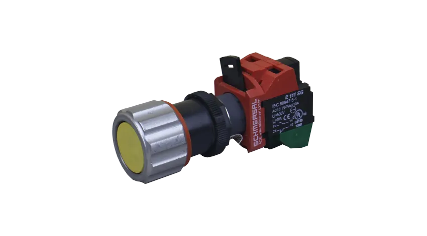 PULSADOR RESET COLOR AMARILLO, Ex-d IP66 NEMA 4X, CL1 DIV1&2, UL