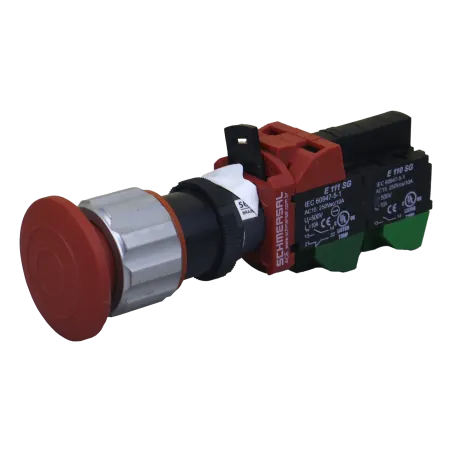 PULSADOR EMERGENCIA (PUSH-PULL) 2NO + 1NC