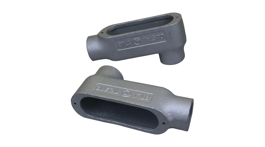 CAJA CONDULET FORM 5 TIPO LB HIERRO 3/4" HDG, UL