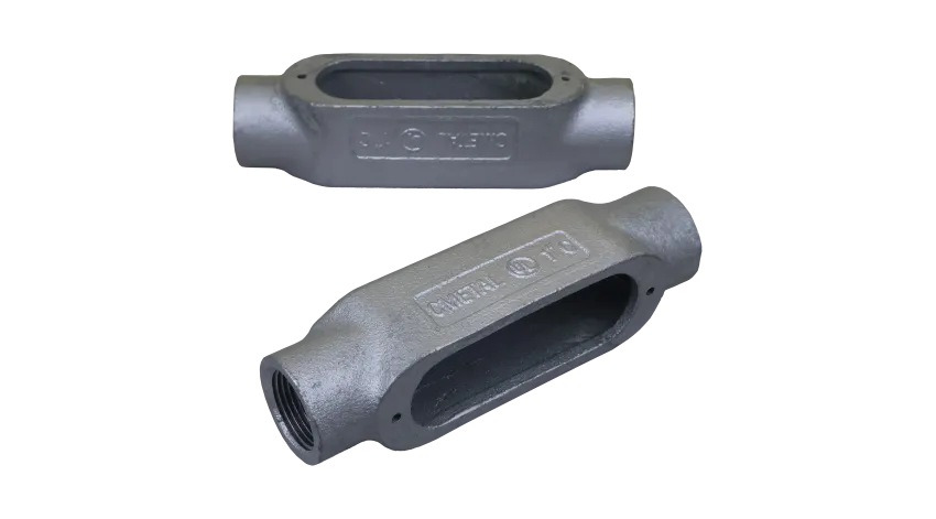 CAJA CONDULET FORM 5 TIPO C HIERRO 3" HDG, UL