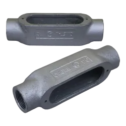 CAJA CONDULET FORM 5 TIPO C HIERRO 1/2" HDG, UL