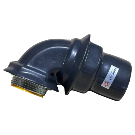 CONECTOR CURVO LIQUIDTIGHT ACERO DE 1"X90° REVESTIDO DE PVC, UL