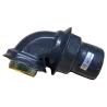 CONECTOR CURVO LIQUIDTIGHT ACERO DE 1"X90° REVESTIDO DE PVC, UL