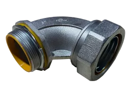 CONECTOR LIQUIDTIGHT CURVO AISL. HIERRO 1"X90° UL
